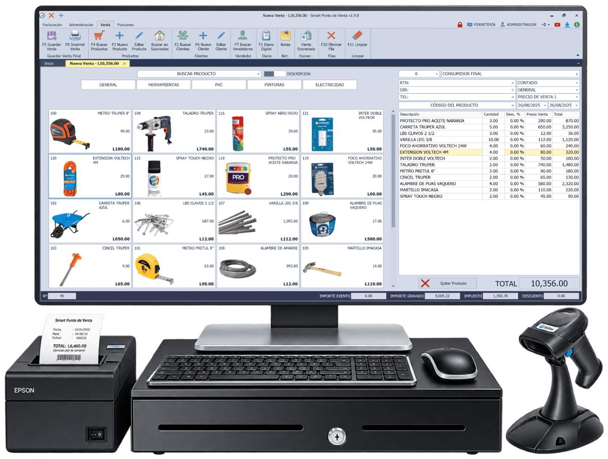 Smart Punto de Venta en equipo POS
